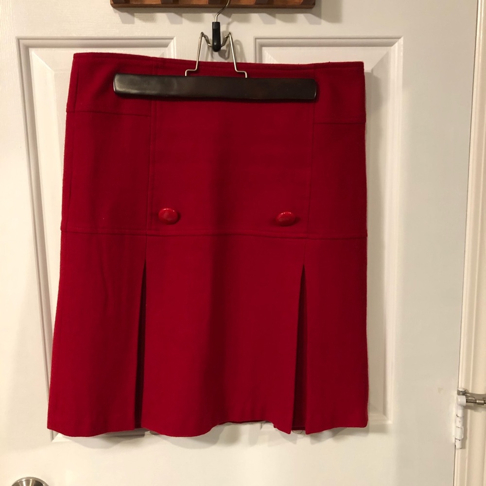 Red vintage skirt